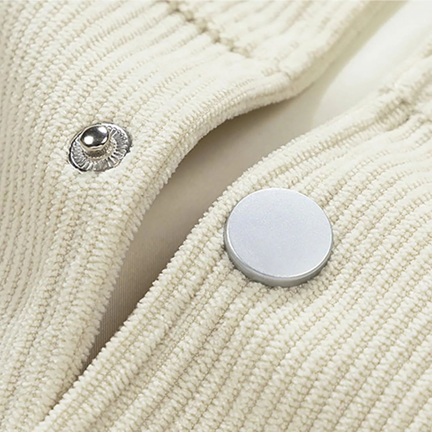 Jacket Long Sleeve Button Down delectable amaze breed midnight gosling Shirts Shacket Jackets with Pockets Men's Corduroy 