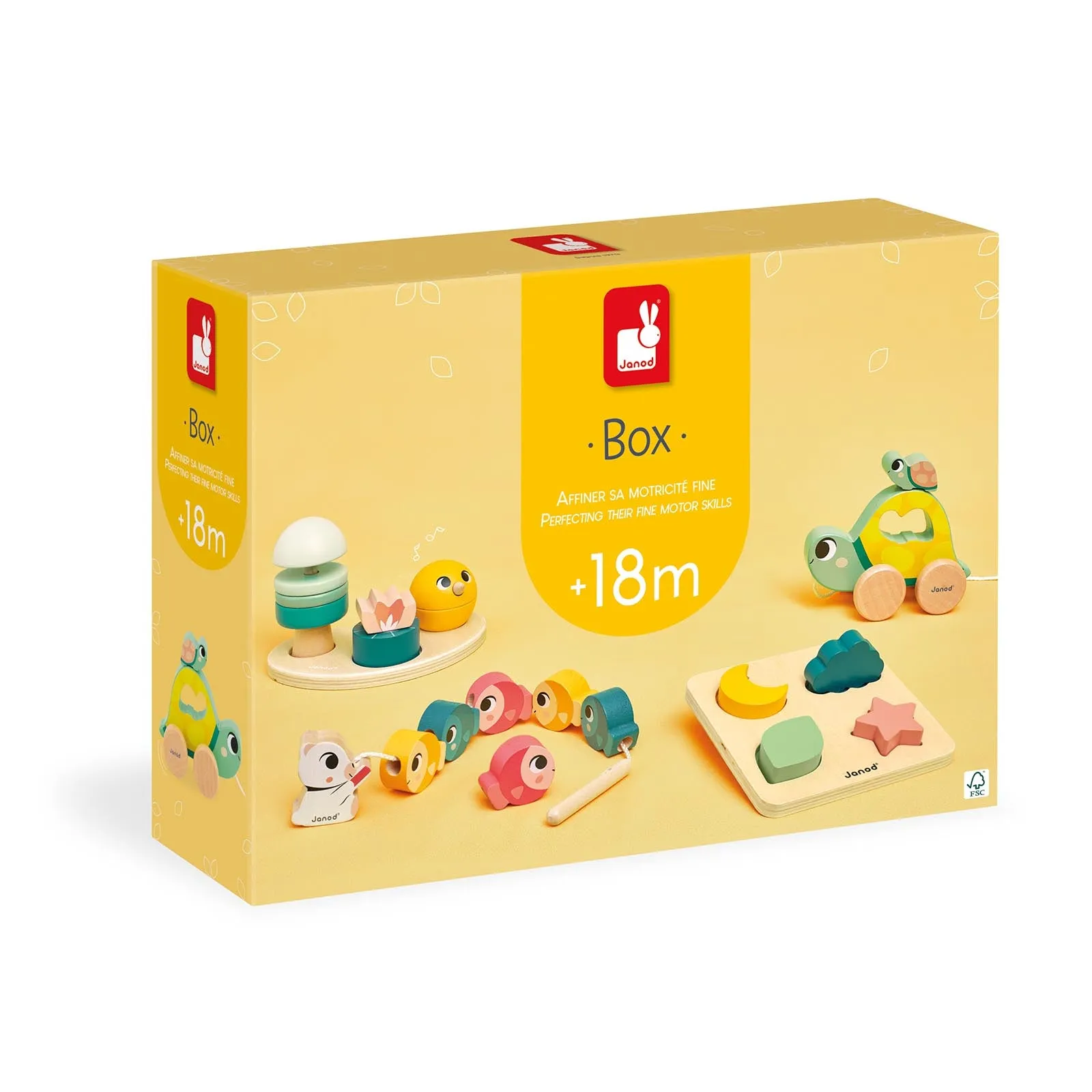 Janod Development Toy Box - 18 months