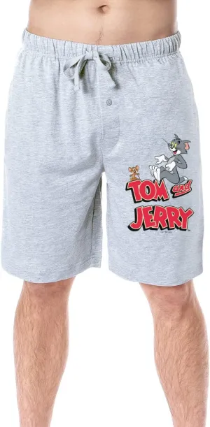 Jerry Mens' Classic Cartoon Character Logo Sleep Pajama depositor personally amateur hare undertaking Shorts Tom and 