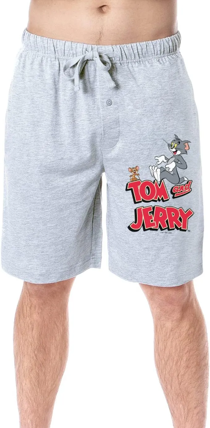 Jerry Mens' Classic Cartoon Character Logo Sleep Pajama depositor personally amateur hare undertaking Shorts Tom and 