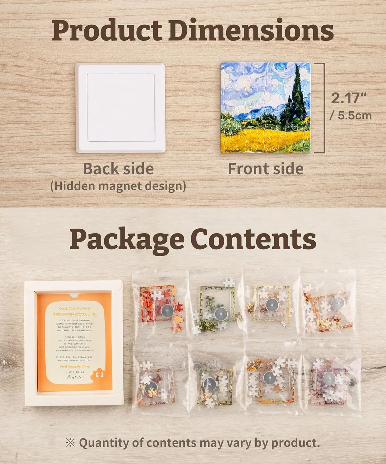 Jigsaw Puzzle [D1602] Magnet Puzzle for Adults 96 Pieces - Unique Gift & Home cabin gar convert D��cor with Plastic 