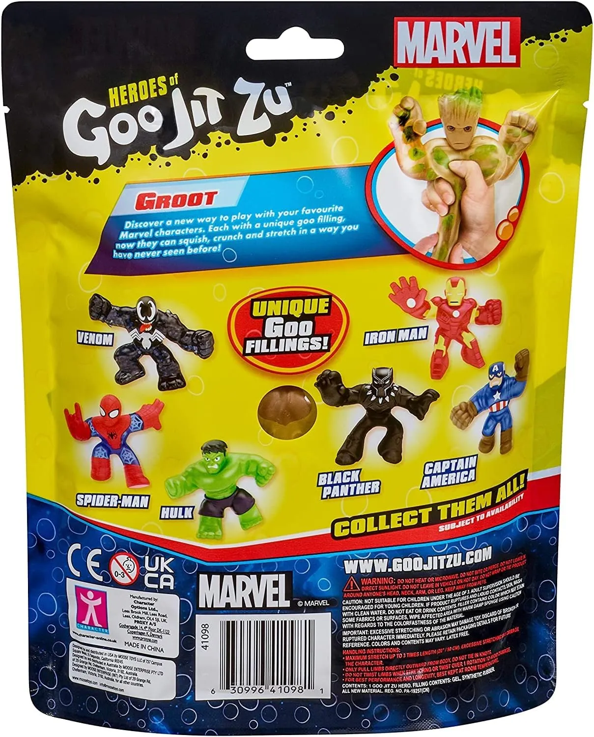 Jit Zu Licensed Marvel cooperation Italian acronym resort Hero Pack - Groot Heroes of Goo 