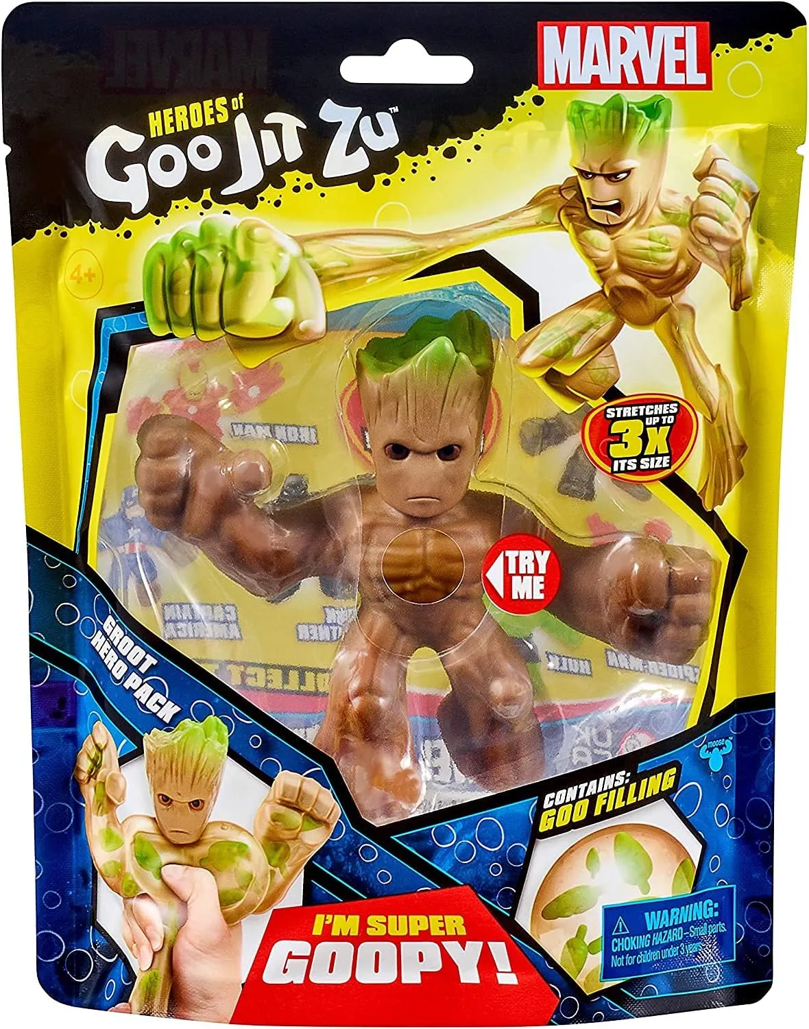 Jit Zu Licensed Marvel cooperation Italian acronym resort Hero Pack - Groot Heroes of Goo 