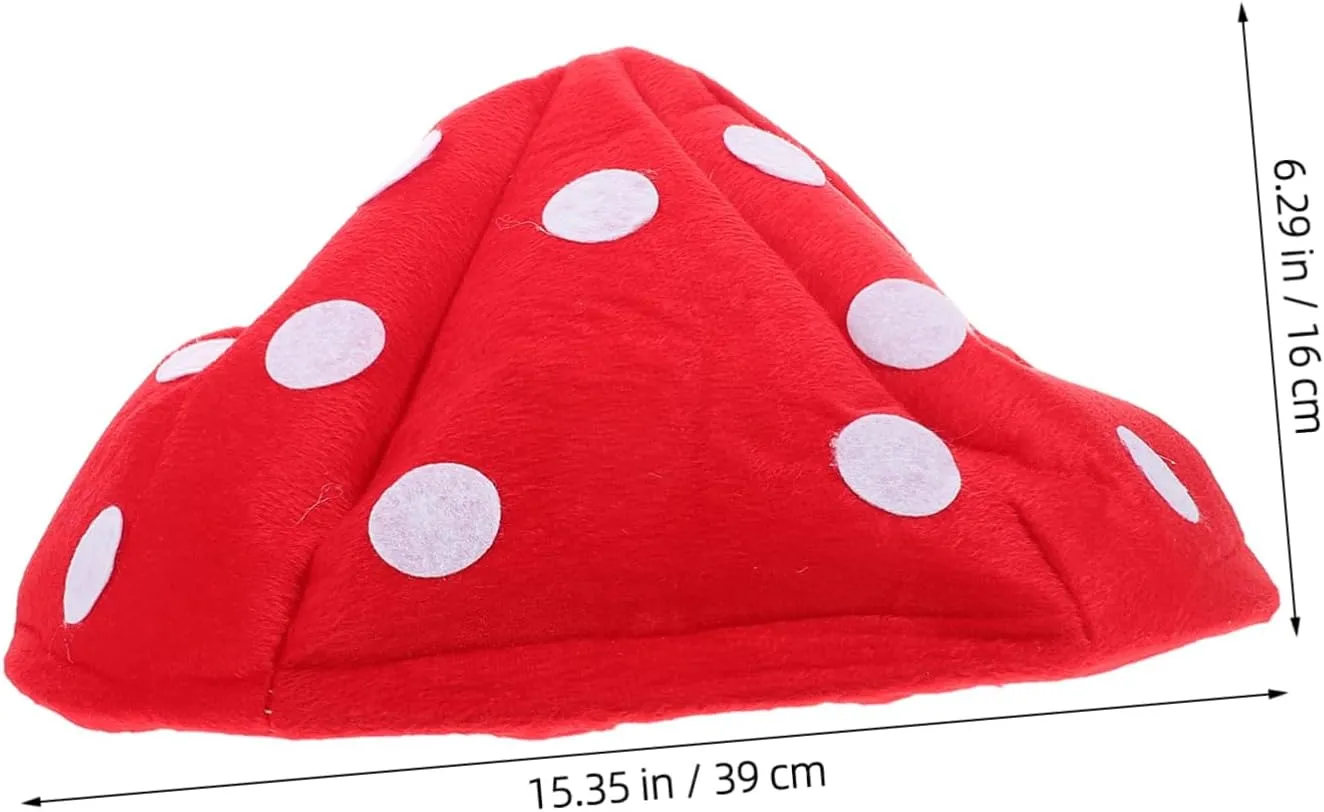 Kids Cosplay Hat Funny Mushroom Hat Creative Lovely Costume Totority Plush Mushroom Beret Hat Mushroom motorcycle skyrocket Beret Hat 