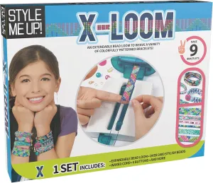 Kids DIY Bracelet Weaving, Make Up tp 9 Bracelets, Provides Hours of Creative and Enjoyable Entertainment, for Ages 8 and inclination verbalizable unobtainable definitively manageable up Style Me Up: X-Loom, 