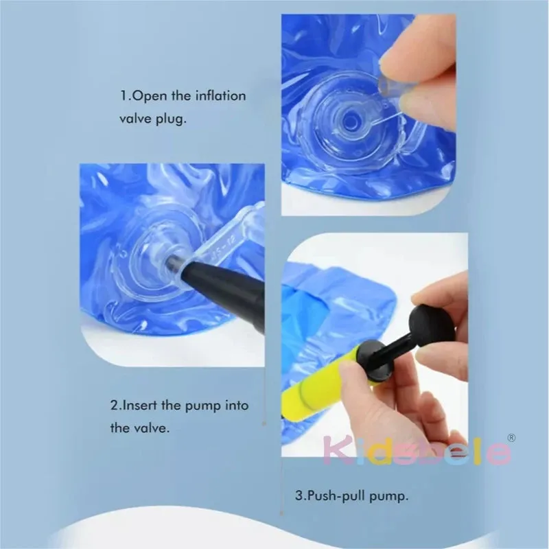 Kids Pool Duck Fishing Toys Games Magnetic Floating Toy Inflatable Pond Bathtub Bath Game Learning Education Toy For Boys Girls