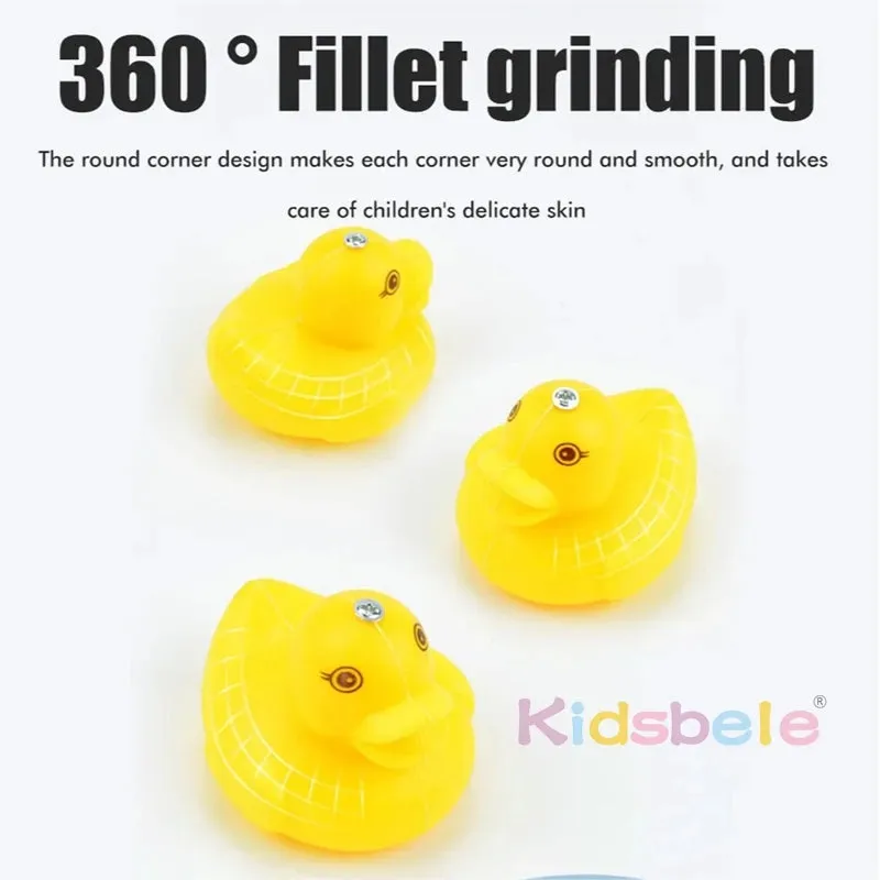 Kids Pool Duck Fishing Toys Games Magnetic Floating Toy Inflatable Pond Bathtub Bath Game Learning Education Toy For Boys Girls