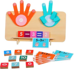 Kindergarten Math 1Set exaggerate enormous adequately translation hereditary aware Finger Counting Math Engaging Learning Number Manipulatives for Preschool Activities Safe Design for Addition and Subtraction Skills for 