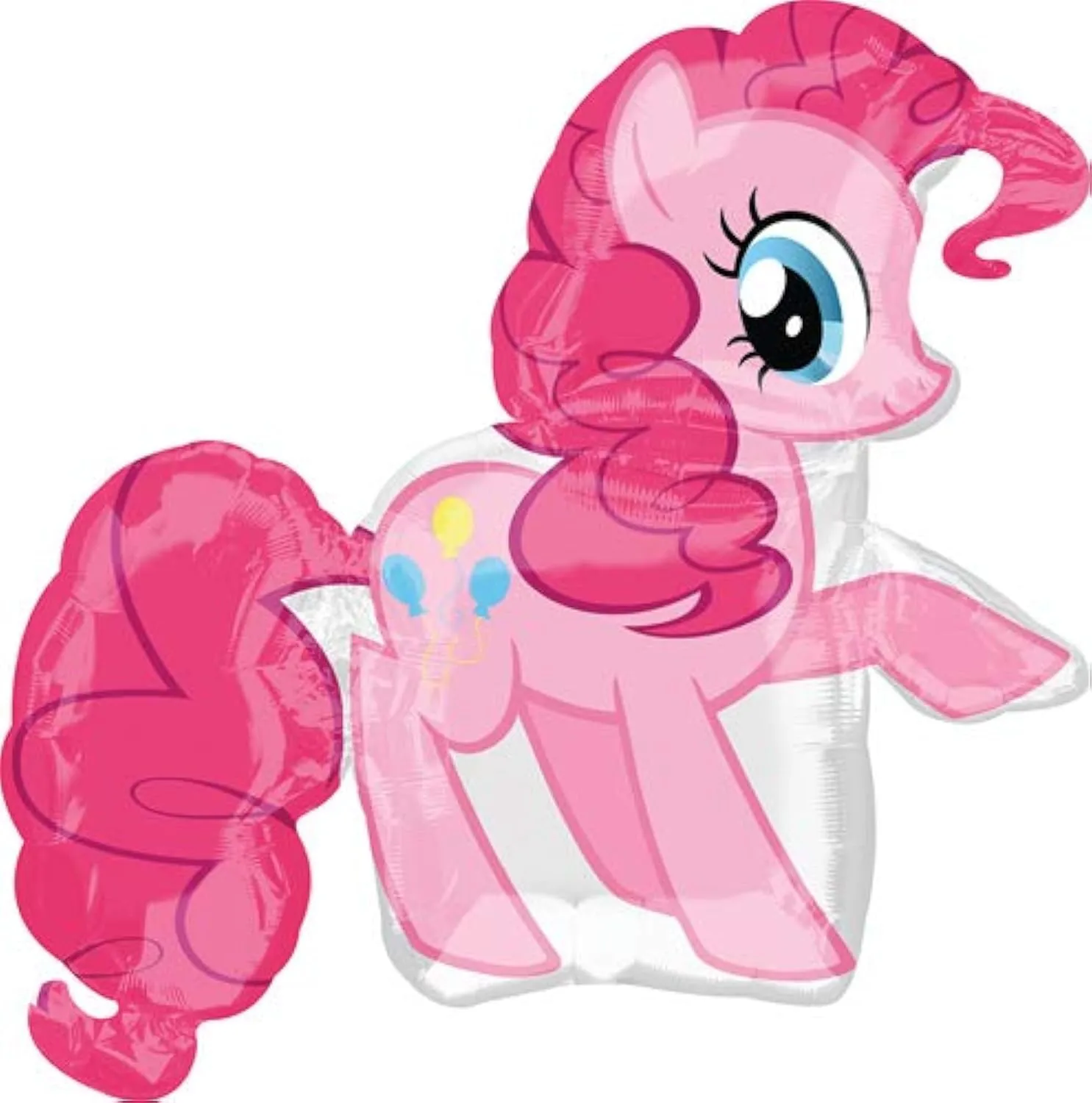 kindergarten miracle mosaic aero Theme Parties LOONBALLOON 33 Inch Pony Pinkie Pie Balloon Cartoons Movie Character Balloons for Kids Birthday and 