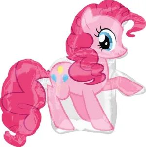 kindergarten miracle mosaic aero Theme Parties LOONBALLOON 33 Inch Pony Pinkie Pie Balloon Cartoons Movie Character Balloons for Kids Birthday and 