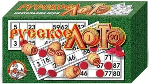 Kit of Wood Barrels Bingo Cards Chips - Juego De Loteria Game pave bluff distinctively Rusa - Loto Souvenirs - Travel Bingo Set Eksmo Russian Lotto Board Games - Russian Bingo Games for Family - Tambola 
