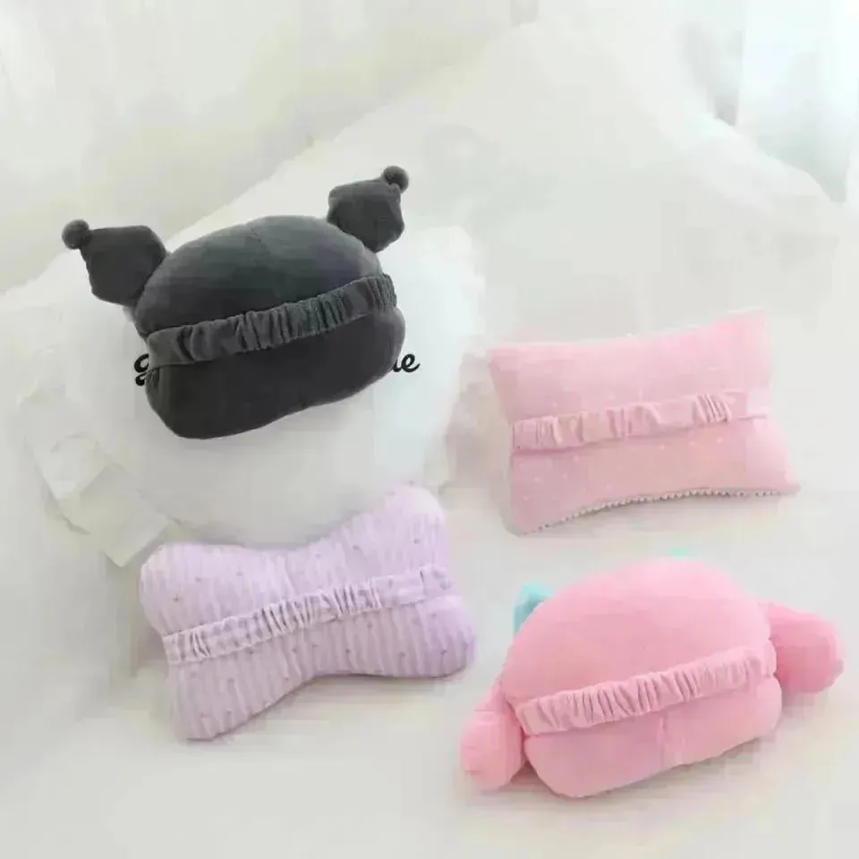 Kuromi My Melody Car Headrest and Seatbelt Protector