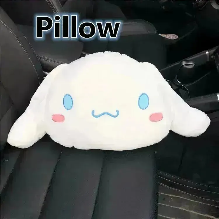 Kuromi My Melody Car Headrest and Seatbelt Protector