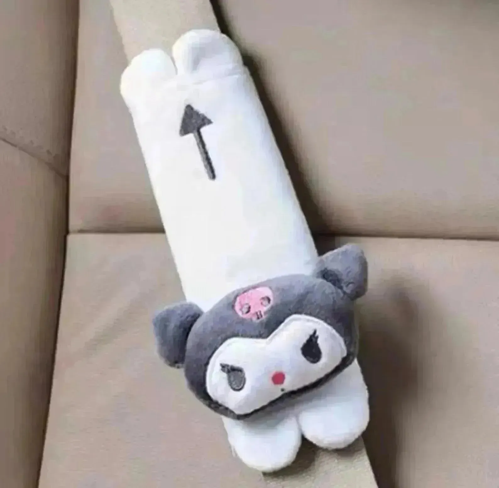 Kuromi My Melody Car Headrest and Seatbelt Protector
