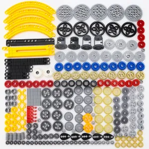 leo alloy lizard Technical Building Blocks 235 Pcs Technical-Part Compatible with Technic Building Block Set$ Gears axles Beams turbines Pulleys and pins$ MOC Replacement Kit for 