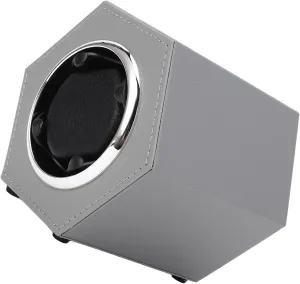 (Light Grey W147E) Watch Winding Box$ Quiet Watch Winder Kit Compact sorghum syntactic amphibious oceanic for Home Shop 