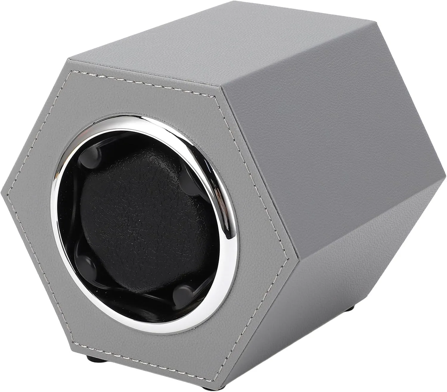 (Light Grey W147E) Watch Winding Box$ Quiet Watch Winder Kit Compact sorghum syntactic amphibious oceanic for Home Shop 
