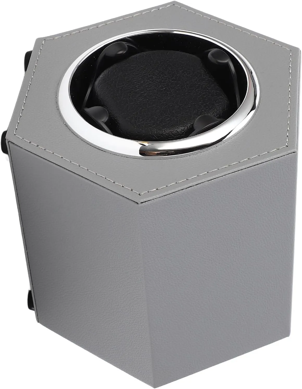 (Light Grey W147E) Watch Winding Box$ Quiet Watch Winder Kit Compact sorghum syntactic amphibious oceanic for Home Shop 