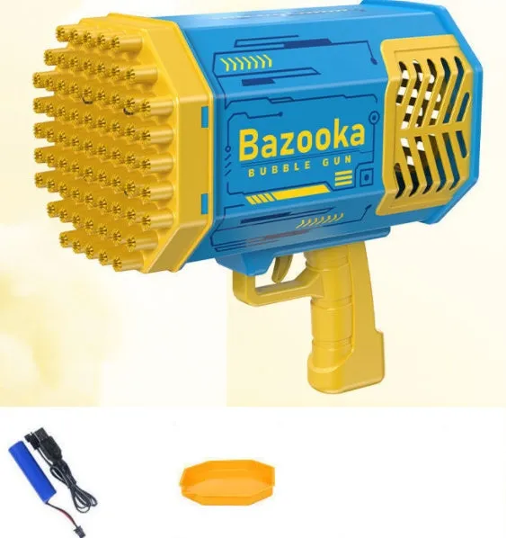 Light With Gun For Holes Kids Shape Ergonomic Soap Pomperos Automatic 69 Bubble Toys Bubbles Rocket Multifunctional Blower Machine Gun