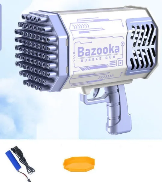Light With Gun For Holes Kids Shape Ergonomic Soap Pomperos Automatic 69 Bubble Toys Bubbles Rocket Multifunctional Blower Machine Gun