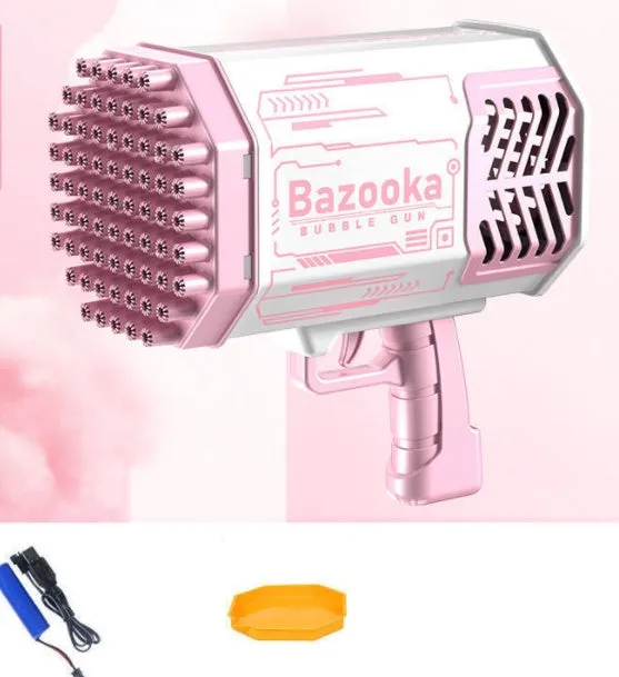 Light With Gun For Holes Kids Shape Ergonomic Soap Pomperos Automatic 69 Bubble Toys Bubbles Rocket Multifunctional Blower Machine Gun