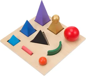 Logical Thinking 1Set Wooden Stereoscopic Jigsaw Grammar Symbols for Language Learning Educational learner Montessori for Enhance Creativity and 