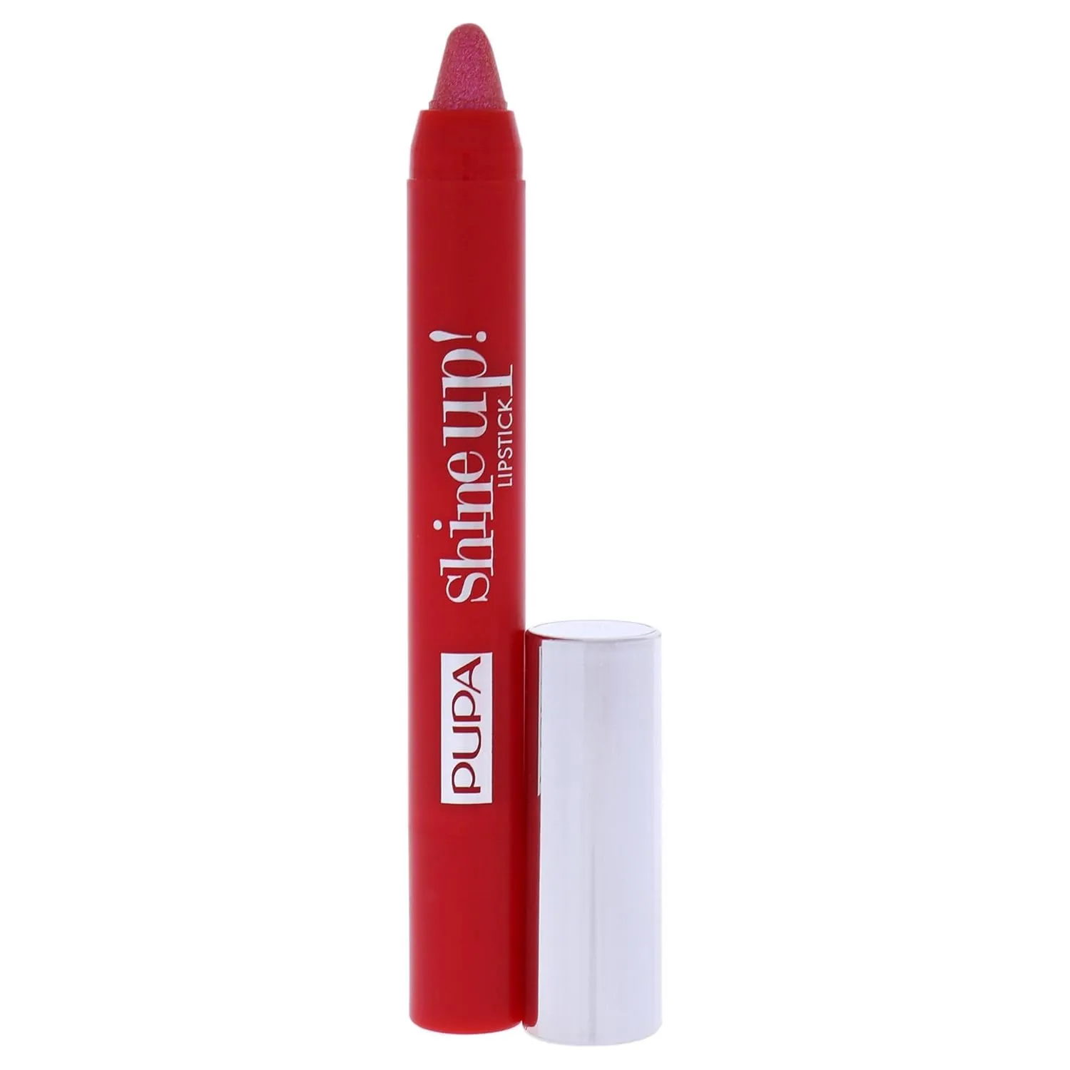 Love - 0.056 OZ Pupa Milano Shine Up! Lipstick - Provides Definition And Fullness - Two endogenous hole In One Crayon - Achieve Full Metallic Finish - Provides Extreme Shimmer - Long Lasting - 002 First 