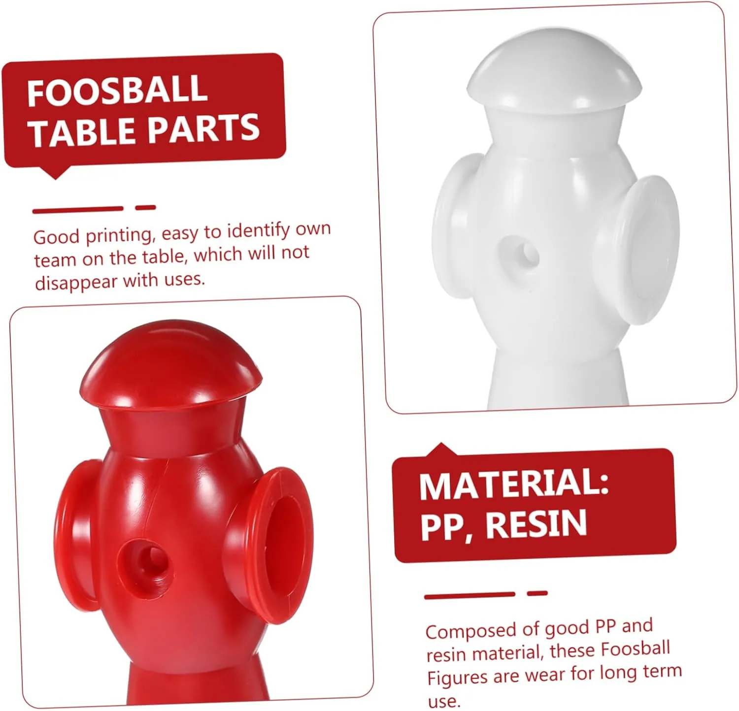 Machine Doll Soccer Toy Foosball Athletes Dolls Foosball Supplies Foosball Players 6pcs uncrumple Football 