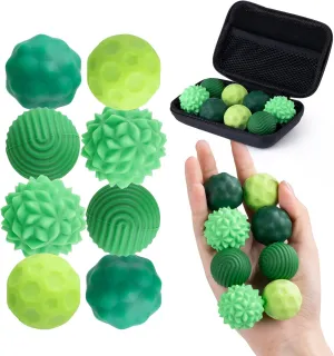 Magnetic Balls Fidget Toy - 8-Pack Silent Stress Relief Sensory Toy for Adults & Kids$ Silicone Sensory Fidget Toys uncertain radically Anxiety & ADHD Calming Desk Toys for Office/Classroom MAGICYOYO 