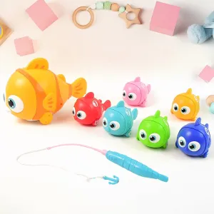 Magnetic Exclusive promotion Fishing Toy Crowd-pleaser Set Electroplay for 7-in-1 Kids