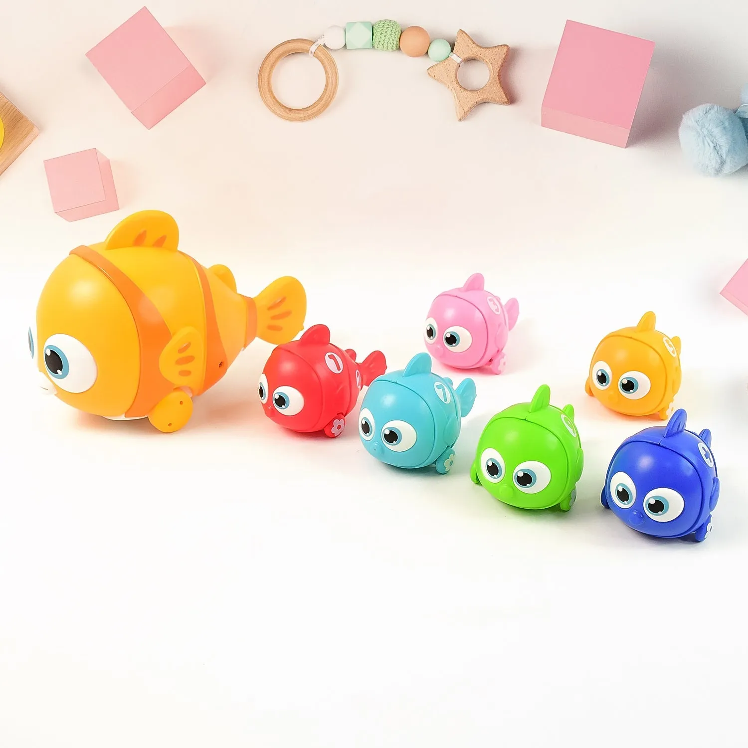 Magnetic Exclusive promotion Fishing Toy Crowd-pleaser Set Electroplay for 7-in-1 Kids