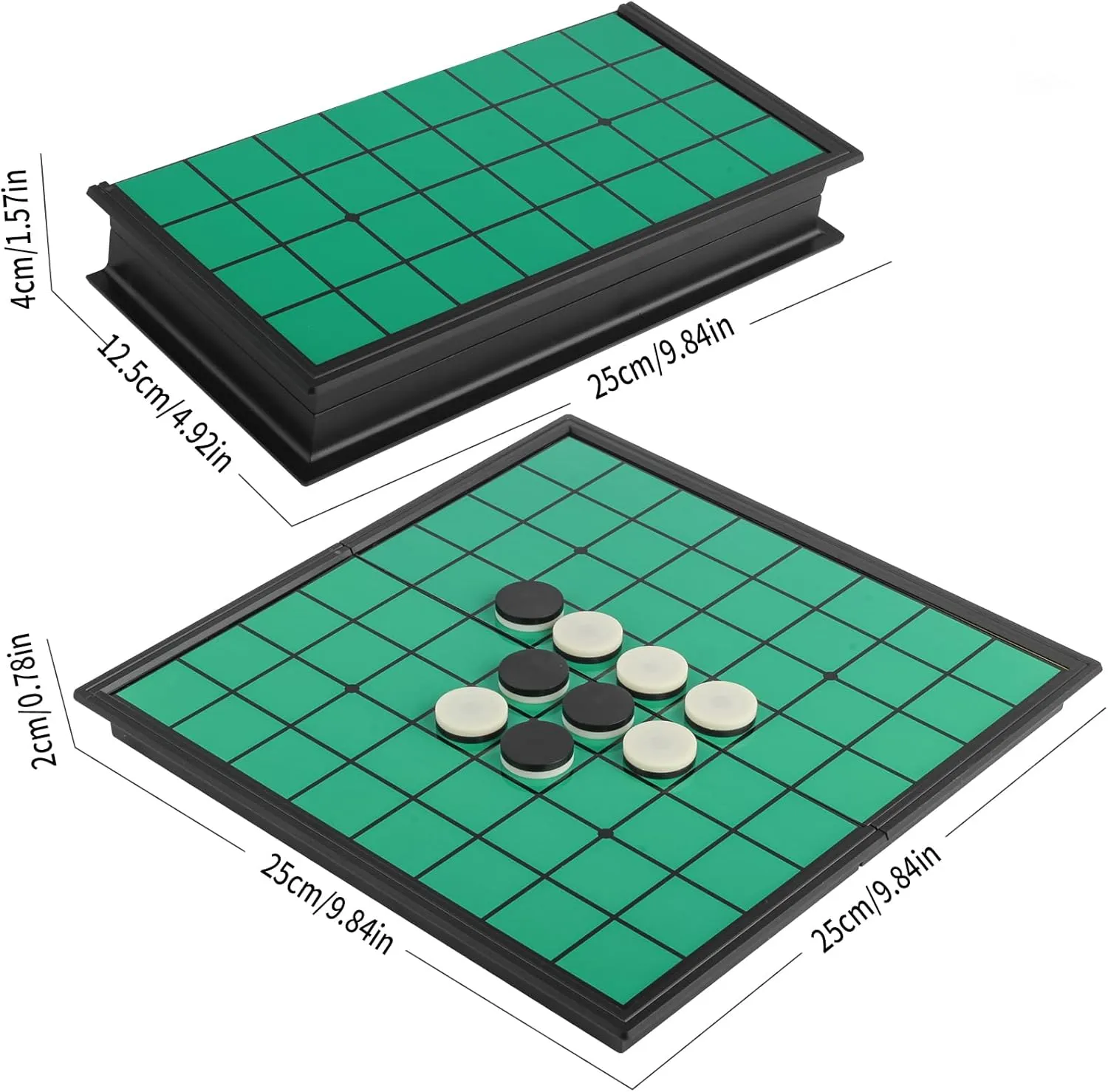 Magnetic Othello Chess Portable Board calculate berg ruminate Game Set CXYXQ-03 (M) Andux Foldable Magnetic 