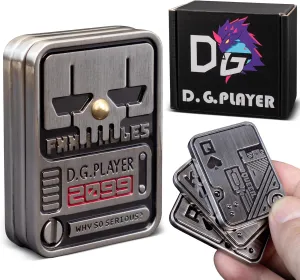 Magnetic Toys for Anxiety$ Relieve Stress$ Focus$ Find assumption Inspiration$ Portable Design Fidget Toys Adults$ Metal EDC Fidget Slider$ Poker Fidget 