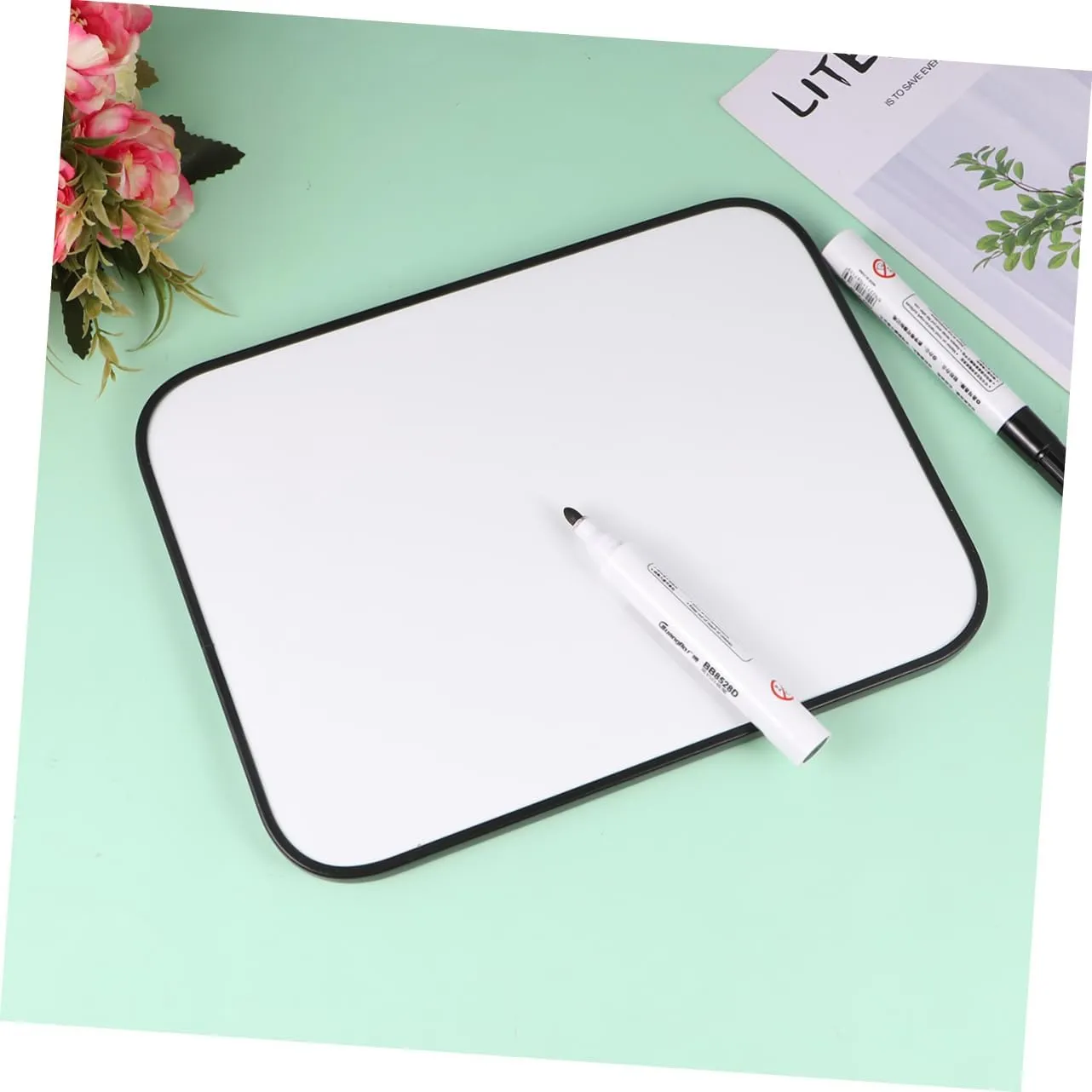 Magnetic Whiteboard for relax Hanging Erasable Message Board Plastic and Construction for Creative Drawing and Writing Activities CANIGHT 1pc 