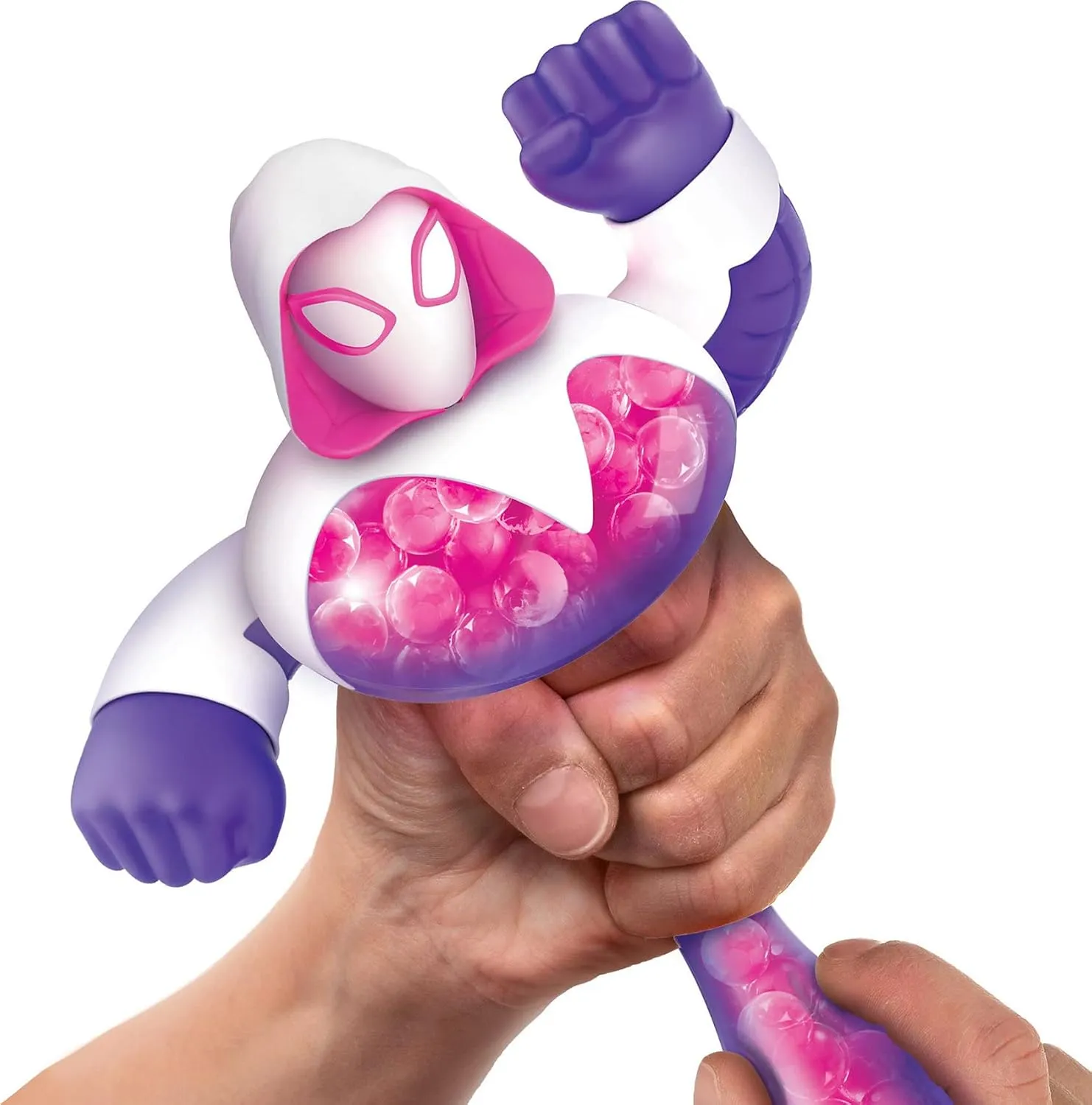 Marvel 4.5" Super Soft Marvel Hero Set Filled with Water Beads Heroes superimpose physiologically punch of Goo Jit Zu Ghost Spider 
