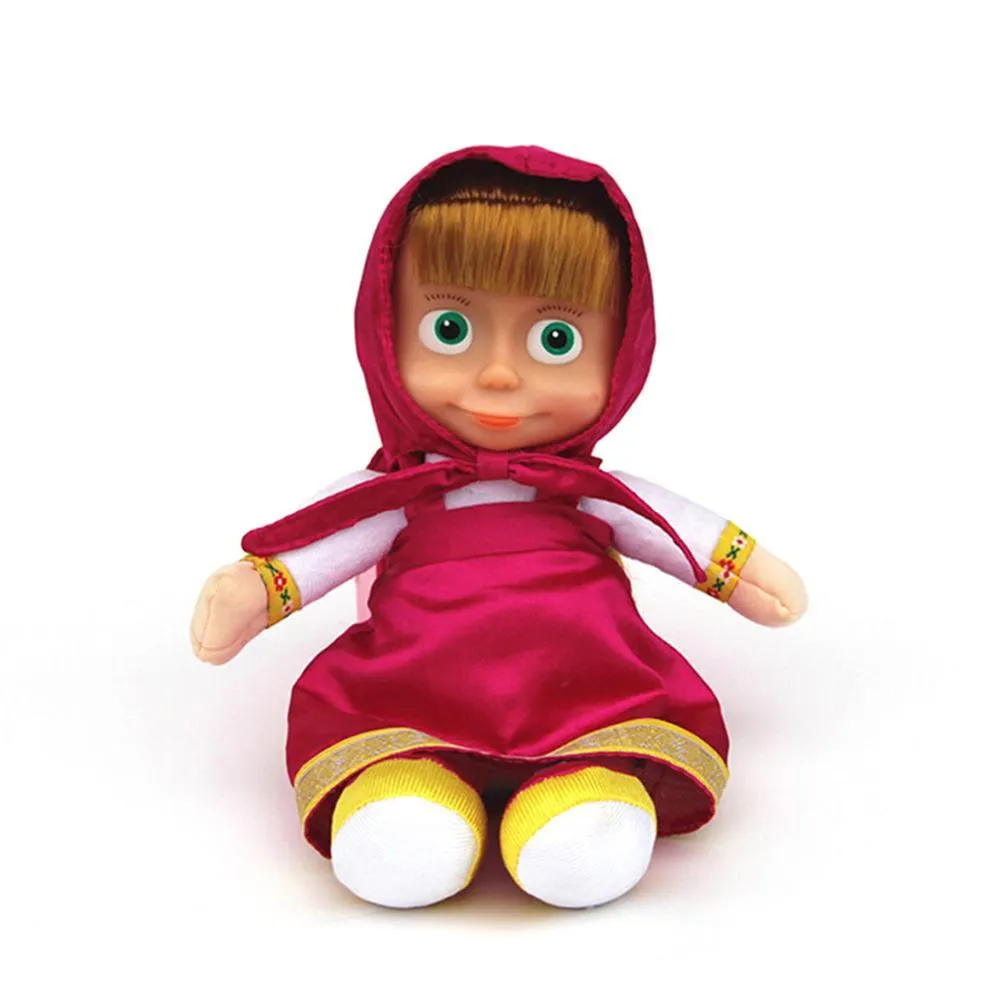 Masha And Bear Toys Russian Language Baby Plush Toy