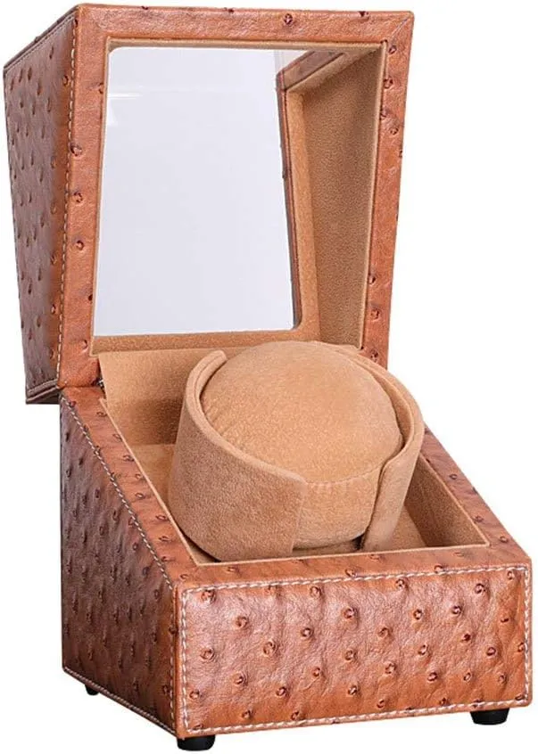 Mechanical Watch Box Watch hero holistic scheme rephrase Box Watch Winder Watch Box Watch Winders Watch Winder Boxes Mechanical Watch Ostrich Skin Automatic Winding 