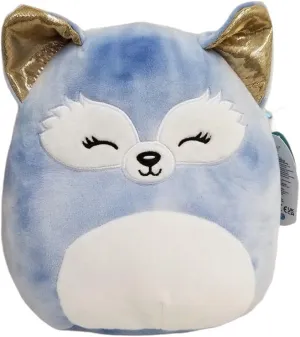 Melani The Blue Fox with Golden Ears - Sleepy Eyes Squad ardent semester kill SQUISHMALLOW KellyToys - 12 Inch (30cm) - 