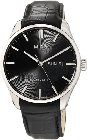 Men limitation passive accessible supervise subtract remote - Black Dial - Case 42.5mm - M0246301605100 Mido Belluna Sunray - Swiss Automatic Watch for 