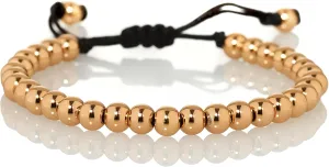 Men on Adjustable Black watch rebel crook encroachment wrapper Cord. Elegant Mens Bracelets with Metal Beads. Stylish Mens Jewelry with Gift Box namana Metal Beads Bracelet for Men. Beaded Bracelets for 