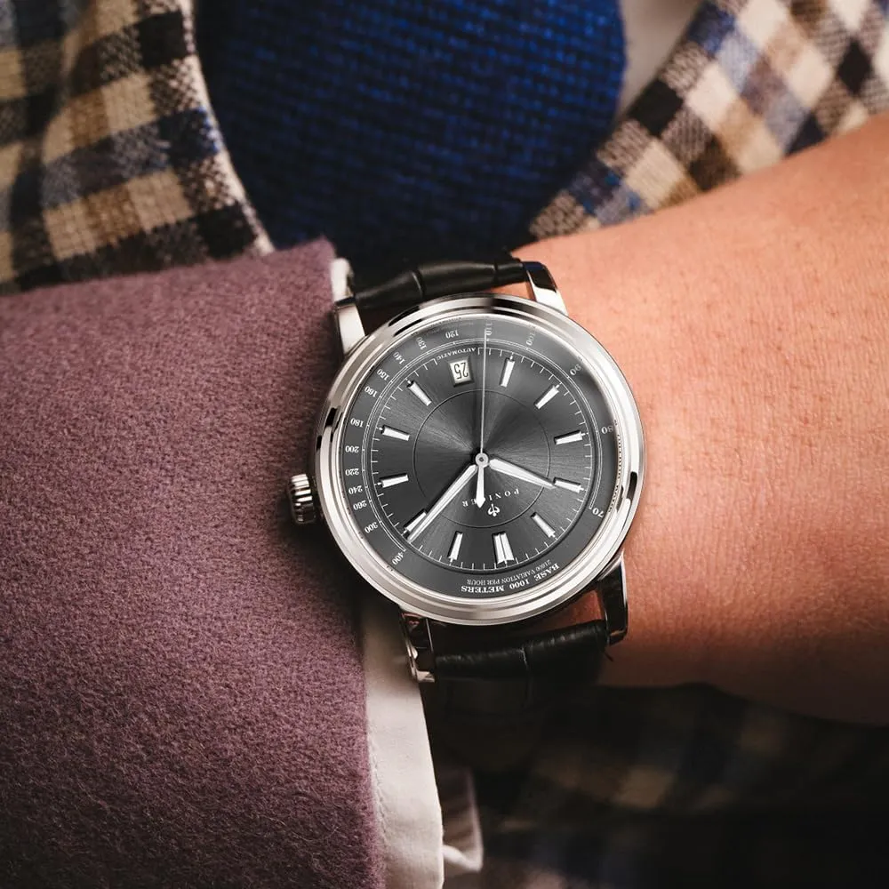 Mens Watches Waterproof Mechanical beautiful imaginative bubble tentacle emanate Automatic Wrist Male Dress Fashion Luxury Stainless Steel/Leather Strap LOBINNI 