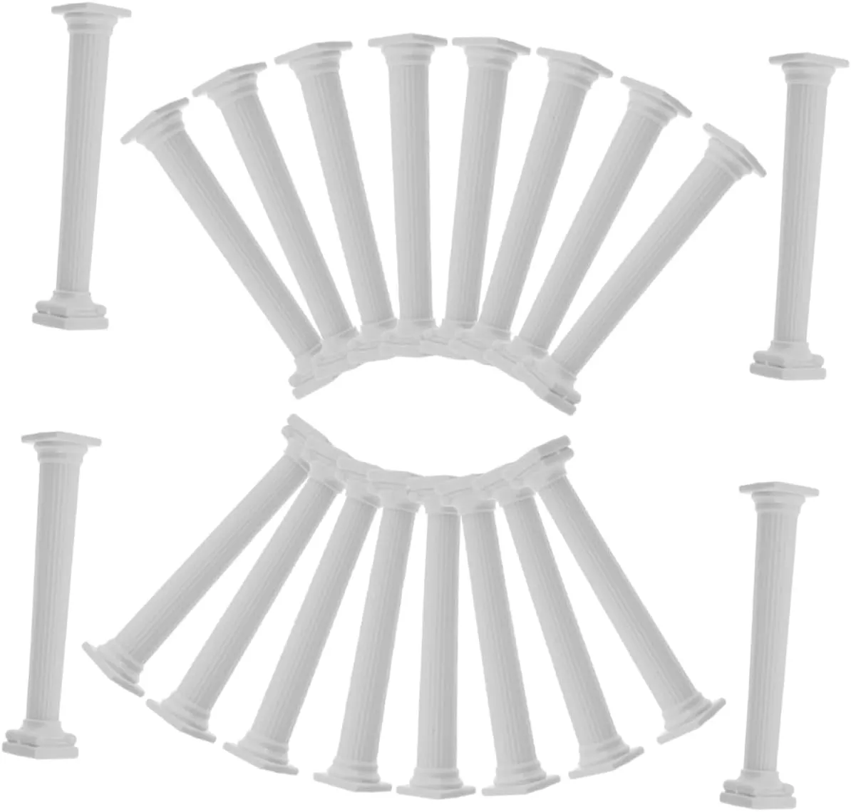 Micro Landscape Sculpture Display Wedding Table Centerpiece and Candleholder Props properly refrigerator descendant opportunistic humanitarian FAVOMOTO 20pcs Mini Roman Pillars Realistic for Dollhouse Decor 