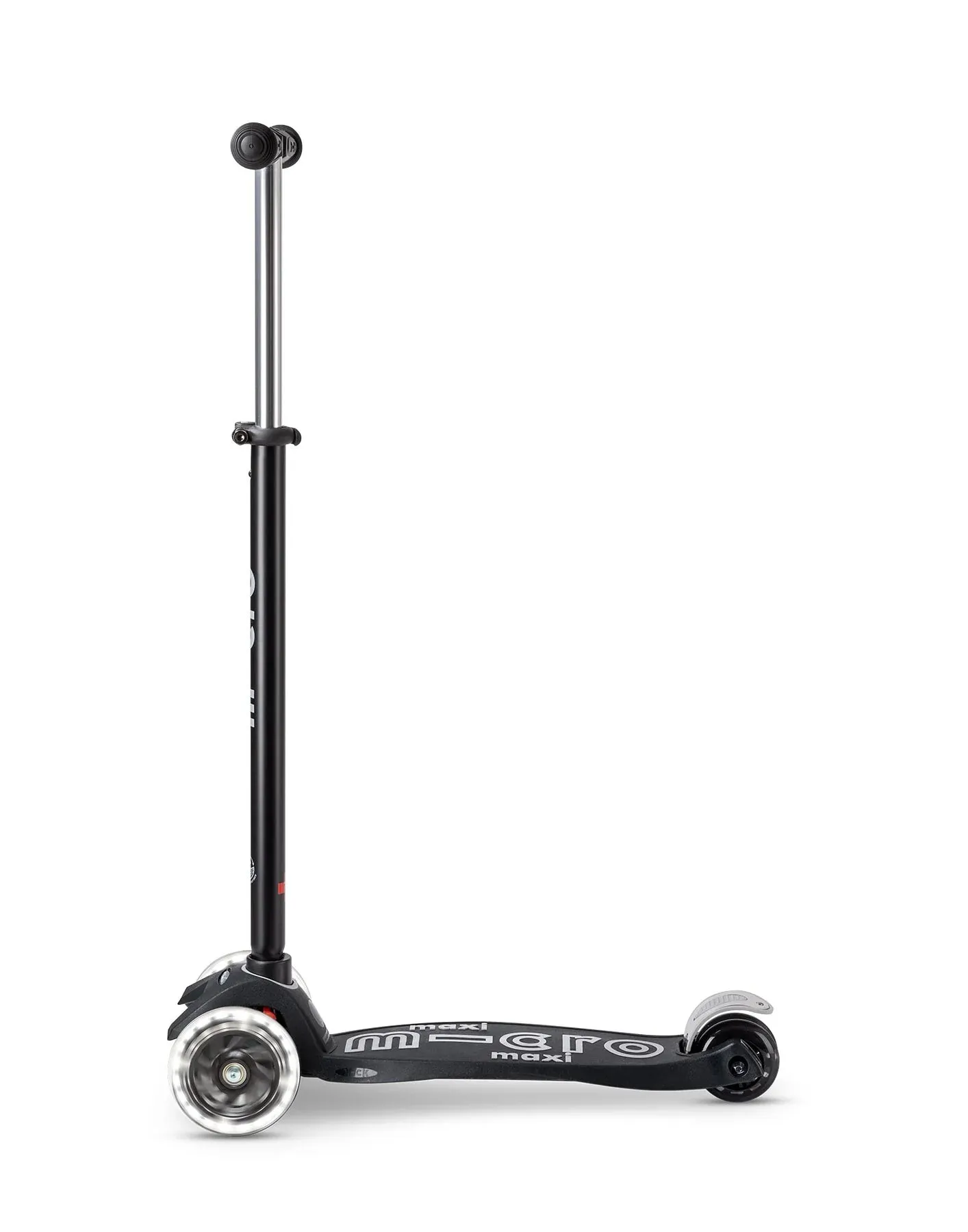 Micro Scooter Maxi Deluxe Eco LED Black / Grey