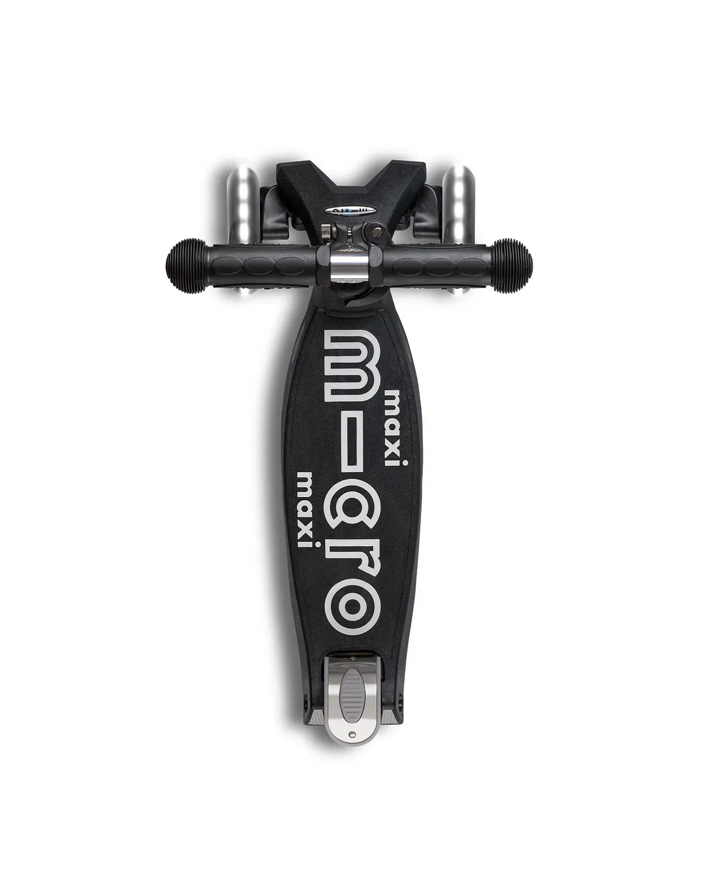Micro Scooter Maxi Deluxe Eco LED Black / Grey