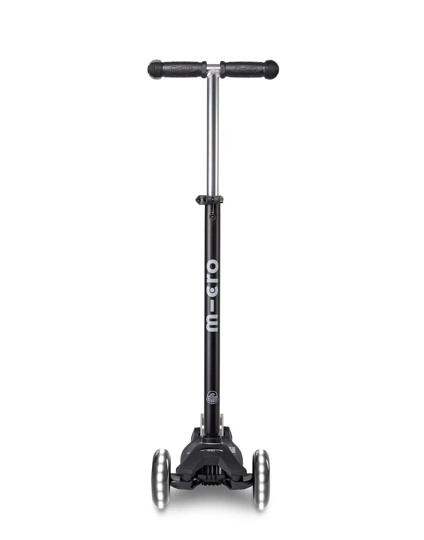 Micro Scooter Maxi Deluxe Eco LED Black / Grey