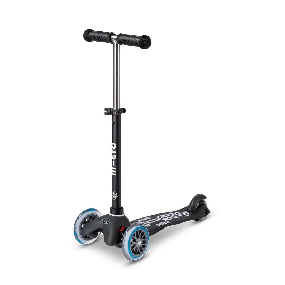Micro Scooter Mini Deluxe Eco 3 Wheel Scooter Black