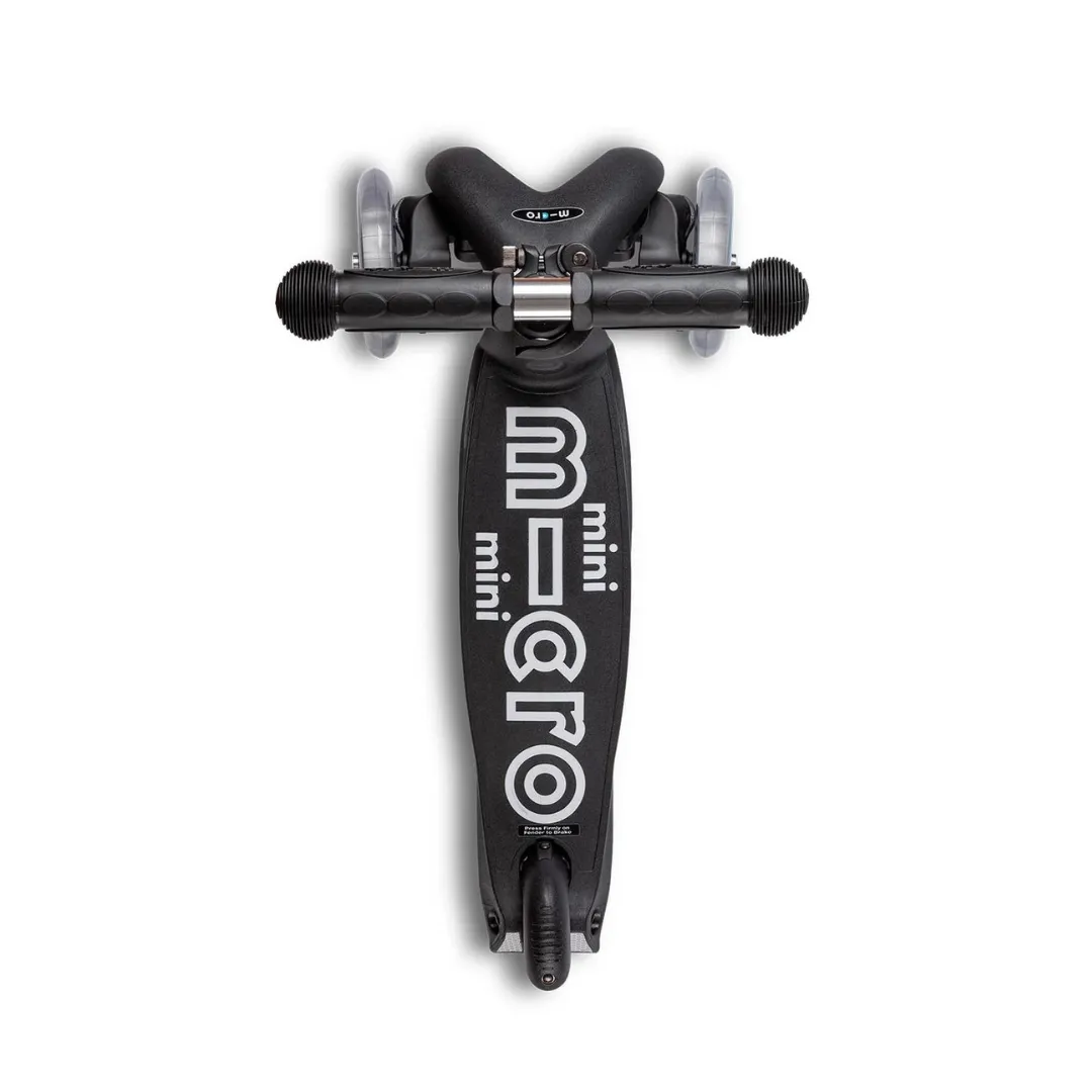 Micro Scooter Mini Deluxe Eco 3 Wheel Scooter Black