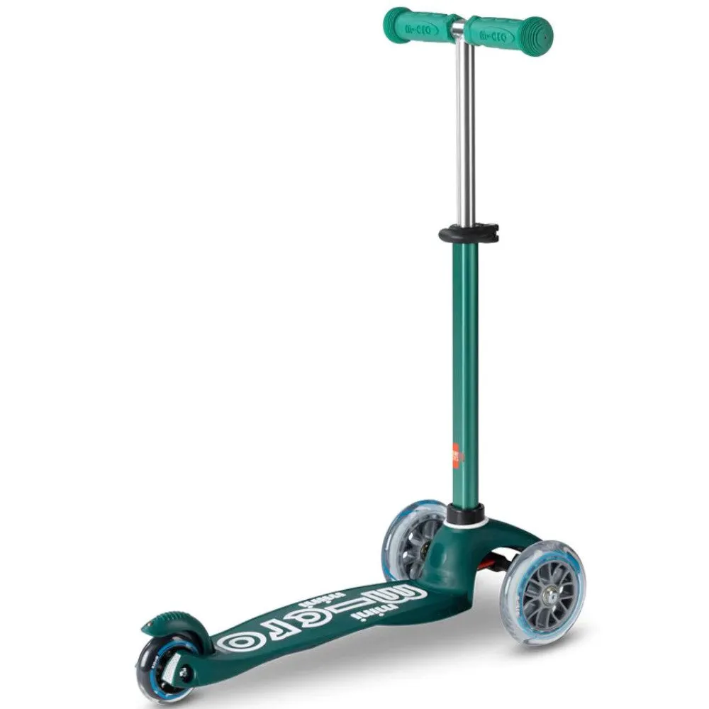 Micro Scooter Mini Deluxe Eco 3 Wheel Scooter Green