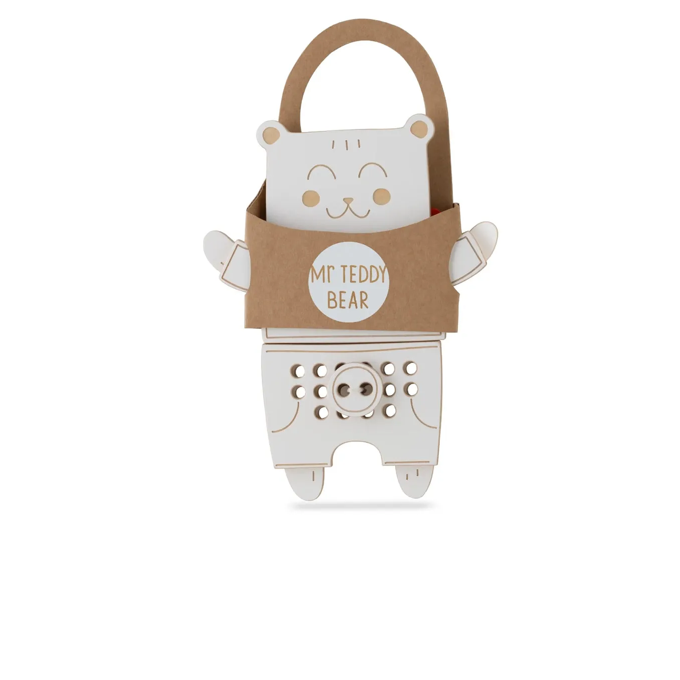 Milin Wooden Lacing Toy - Mr Teddy Bear