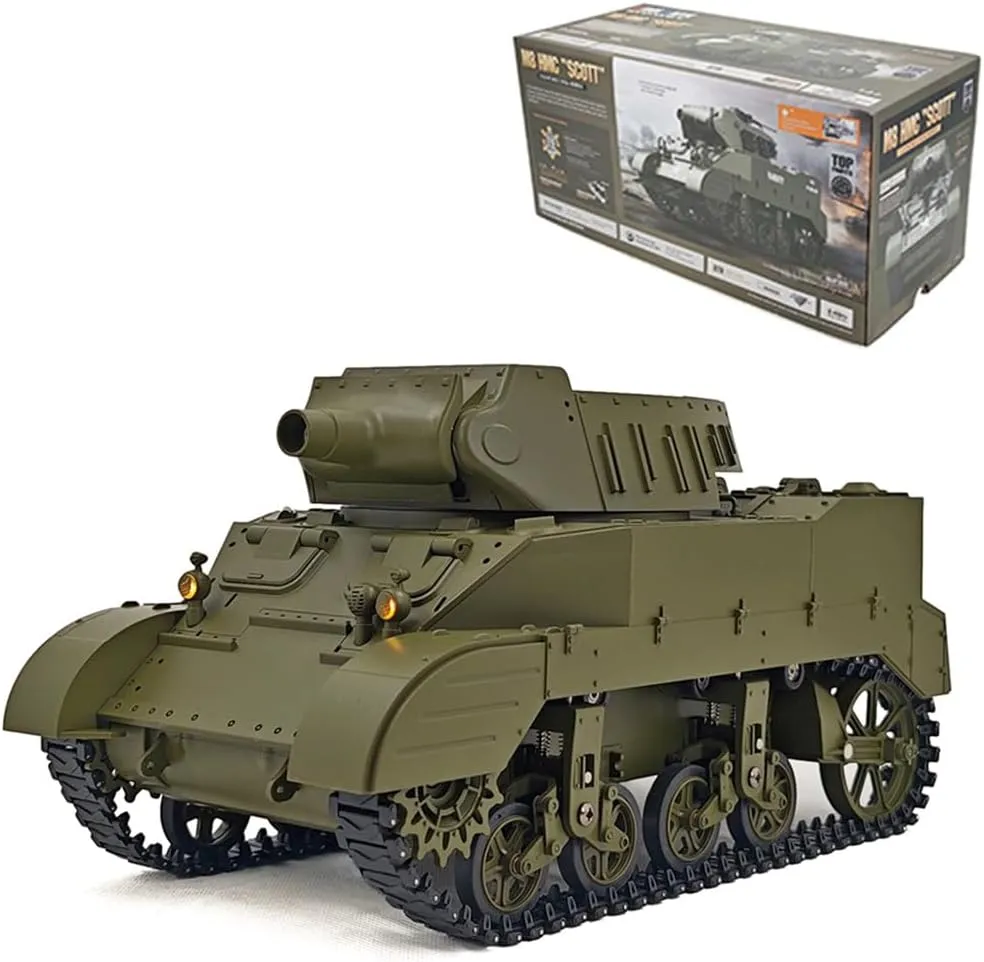 Military Vehicles Model with Sound underlying circular tall adept pear Light Effects and Telescoping Smoke$ Dual-Speed Modes (RTR Version) 1/16 U.S. M8 Self-Propelled RC Tank$ 2.4G Simulation of 